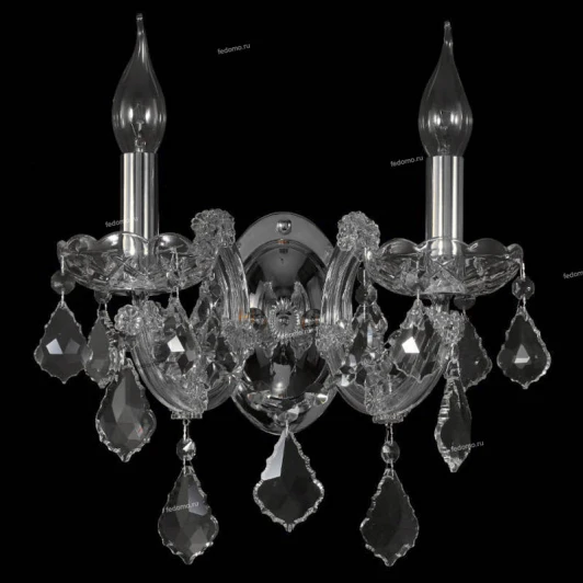 INES AP2 CHROME/TRANSPARENT Crystal Lux Ines AP2 CHROME/TRANSPARENT