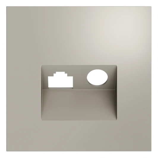 VLS002703 Накладка для розетки TV+RJ45 Voltum S70 VLS002703 (кашемир)