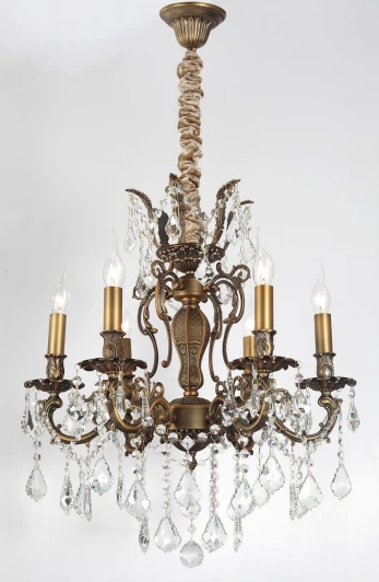 BARLETTA 122.6 antique Подвесная люстра Lucia Tucci Barletta 122.6 antique (220V, на цепи, подсвечник, свеча)