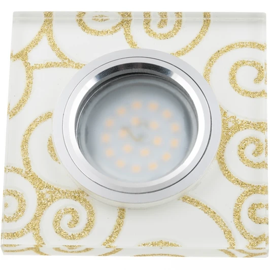 DLS-L207 GU5.3 CHROME/WHITE Встраиваемый точечный светильник Fametto Luciole DLS-L207 GU5.3 CHROME/WHITE