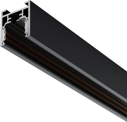TRXM034-412B Шинопровод под гипсокартон накладной магнитный черный 2м Maytoni Busbar trunkings Exility TRXM034-412B (48V)