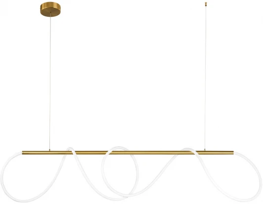 10388P/B Brass Подвесной светильник светодиодный с гибким неоном Loft It Thread 10388P/B Brass (220V, на тросе)