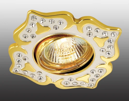 369825 Встраиваемый точечный светильник Novotech Flower 369825