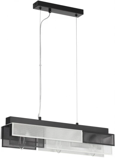 8004/3A Подвесной светильник Lumion Dana 8004/3A черный/белый, черный металл/металл Е14 3*40W 220V (на тросе)