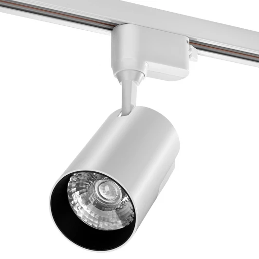 WTL-35W/01W Трековый светодиодный светильник однофазный Wolta WTL-35W/01W 220V 35Вт 4000К IP40 белый