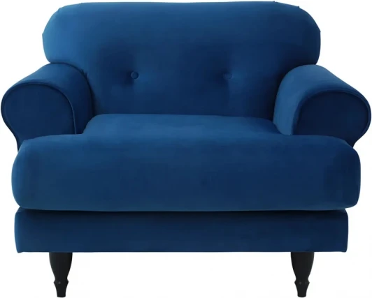329829 Кресло Italia ОГОГО (арт.329829), (Ткань/Темно-синий)