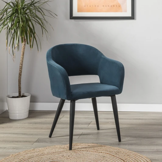 410118160h_Diag blue_черн Стул R-Home Oscar Diag blue/черный