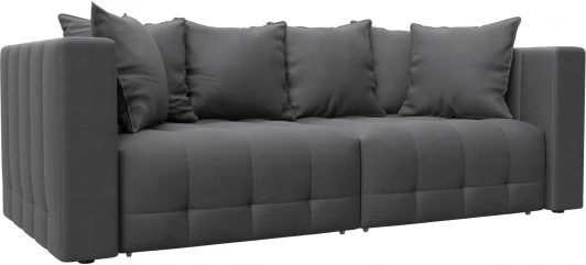 128772 Диван прямой Лига-052 НПБ Лига Диванов (Замша) арт.128772