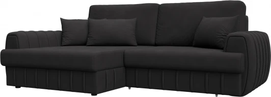 129284L Диван угловой Лига-057 НПБ угол левый Лига Диванов (Замша) арт.129284L