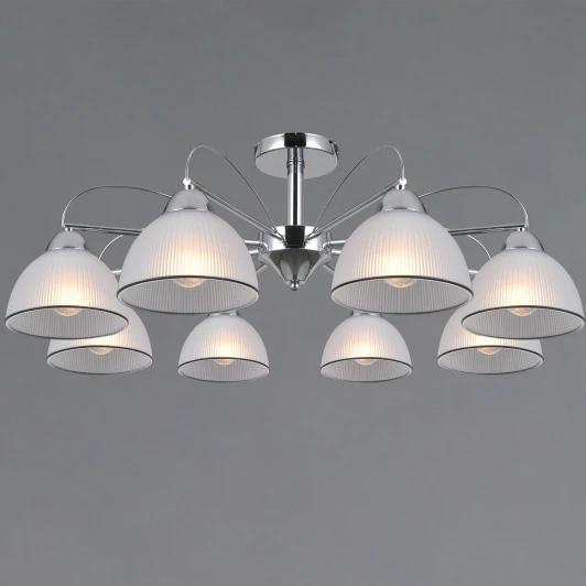 IL0624-8CSQ-25 CR AREZZO Потолочная люстра на штанге ILLUMICO IL0624-8CSQ-25 CR AREZZO