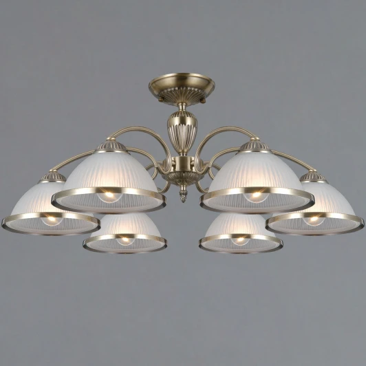 IL0596-6CSQ-25 AB AREZZO Потолочная люстра на штанге ILLUMICO IL0596-6CSQ-25 AB AREZZO