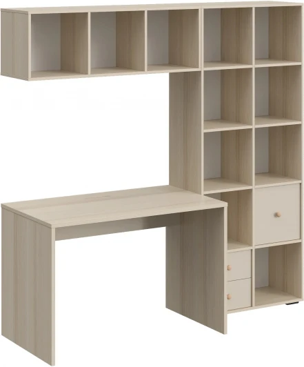850342 Компьютерный стол Play ОГОГО Обстановочка! (ЛДСП/Бежевый) арт.850342