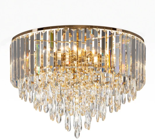 CL320182 Потолочная люстра каскадная хрустальная Citilux Leonna CL320182