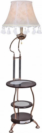 00727-2.6-01 GD Торшер со столиком Reluce 00727-2.6-01 GD (220V, выключатель)