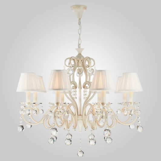 12075/8 белый Подвесная люстра Eurosvet 12075 12075/8 белый