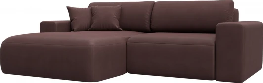 127739L Диван угловой Лига-036 НПБ Классик левый угол Лига Диванов (Замша) арт.127739L