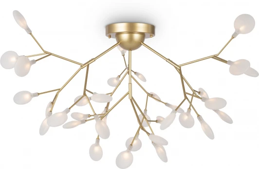 FR5049CL-36G Потолочная люстра на штанге Florencia FR5049CL-36G Freya (220V, лепестки, ветки)