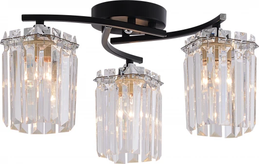 1062-303 Потолочная люстра Rivoli June 1062-303 3хЕ27 60 Вт хрусталь