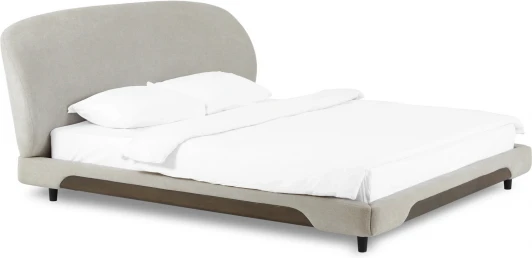 909275 Кровать Holiday ОГОГО Обстановочка! (Рогожка/Бежевый) арт.909275