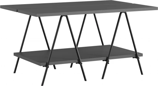 LEV01080 Стол журнальный ESSEL COFFEE TABLE (Темно-серый) LEVE