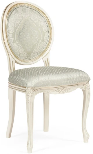 526719 Стул деревянный Woodville Инои soprano pearl / ромб / бежевое золото 526719