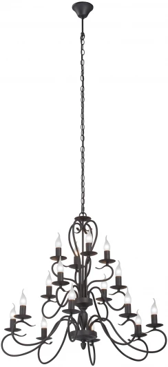 V1859-1/16 Подвесная люстра Vitaluce V1859-1/16, 16xE14 макс. 40Вт (220V, на цепи, подсвечник, свеча)