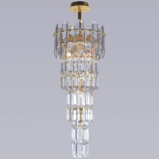 14750-0.4-07 DN Потолочная люстра хрустальная на штанге Reluce 14750-0.4-07 DN