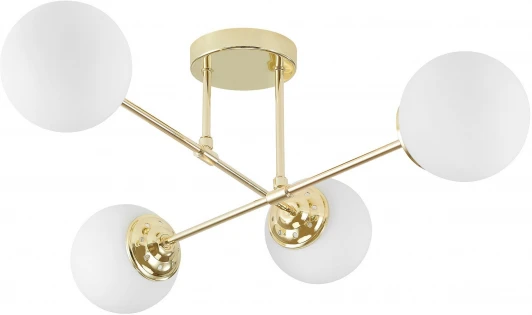 TC 2003-4 GD Потолочная люстра на штанге Lampit Fino TC 2003-4 GD (шарики)