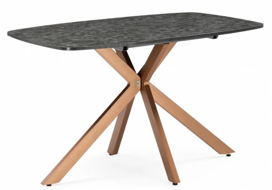 619232 Кухонный стол Woodville Кортез 116(160)x77 раздвижной малави / медь