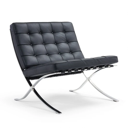 FR 0014 Кресло BARCELONA CHAIR чёрный