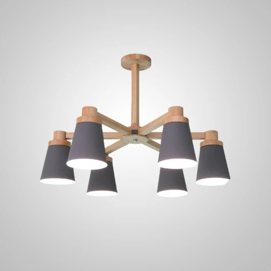 prop01 Потолочная люстра Prop 6 Grey ImperiumLoft Prop01 (191991-23)