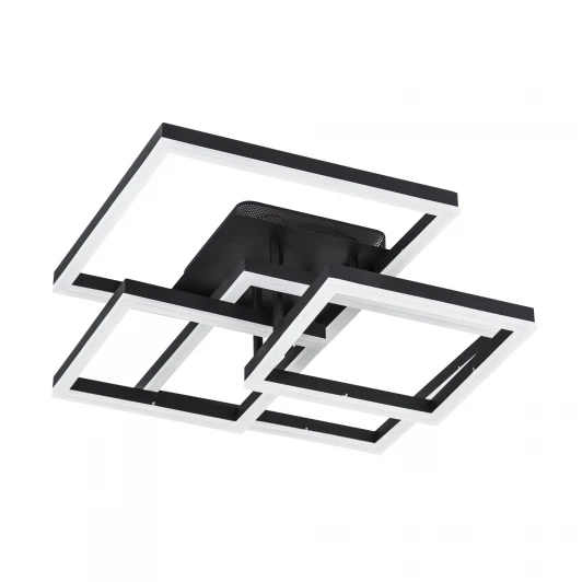 L11015-4 BK Потолочная люстра светодиодная на штанге с пультом с регулировкой цветовой температуры LED4U L11015-4 BK