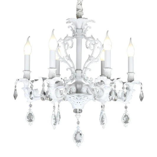 OML-74713-06 Подвесная люстра Omnilux Senis OML-74713-06 (220V, подвески, на цепи, подсвечник, свеча)