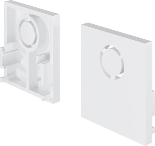 TRAM034EC-41W Заглушки для накладного магнитного шинопровода Exility Maytoni Accessories for tracks Exility TRAM034EC-41W