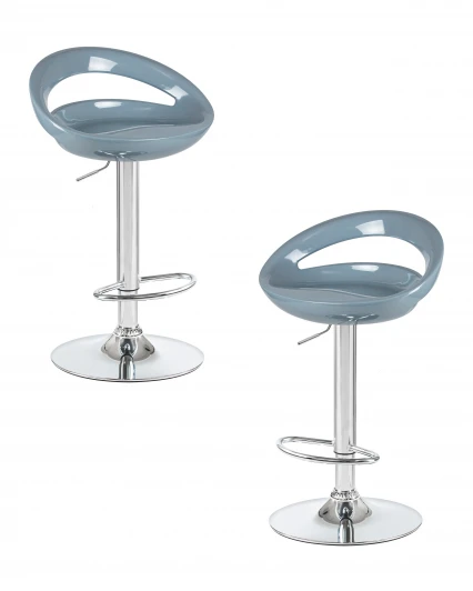 LM-1010-N_CH-M_ABS-grey Набор 2 шт стул барный DOBRIN DISCO (серый)