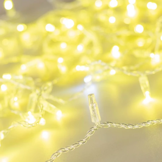 025820 Светодиодная гирлянда ARD-STRING-CLASSIC-10000-CLEAR-100LED-FLASH Gold (230V, 7W) (IP65)