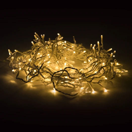 100-102 теплый белый 3*0,6м IP65 Светодиодная гирлянда бахрома 220B Eurosvet 100-102 теплый белый 3*0,6м IP65