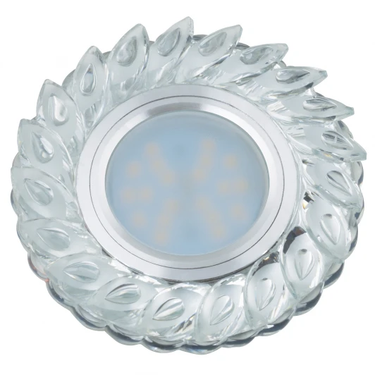 DLS-L128 GU5.3 CHROME/CLEAR Встраиваемый точечный светильник Fametto Luciole DLS-L128 GU5.3 CHROME/CLEAR