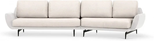 839480 Диван Ispani угловой левый ОГОГО (арт.839480), (Ткань,Экокожа)