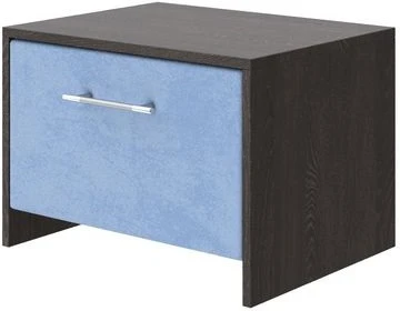 1939812 PROxSON Тумба Varna (ЛДСП Кантербери+ткань Дуб Кантербери/Teddy Небесно-голубой) 51x40