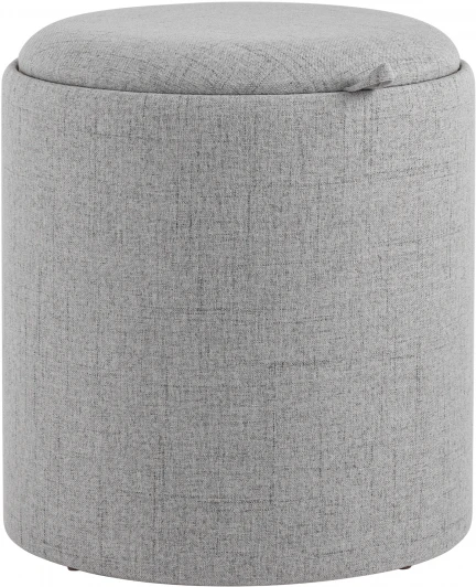 УТ000035338 Пуф-столик с ящиком Хюгге S рогожка серый УТ000035338