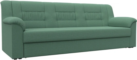 123297 Диван прямой Карелия (Зеленый/Рогожка) Лига Диванов арт.123297