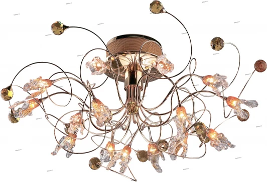 1458/15 Потолочная люстра Odeon Light Amber 1458/15