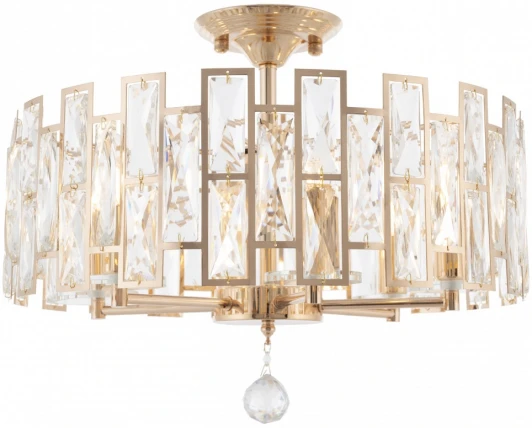 374209/6/80/470 GD Потолочная люстра хрустальная на штанге Arte Milano Sorrento-4209 374209/6/80/470 GD (220V)