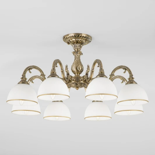 60106/8 античная бронза Потолочная люстра на штанге Eurosvet Caldera 60106/8 античная бронза (220V)