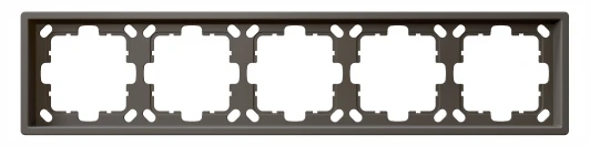 FD1005PTM Рамка на 5 постов (тауп soft touch) Jasmart FD FD1005PTM