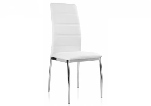 11192 Обеденный стул на металлокаркасе Woodville Okus white 11192