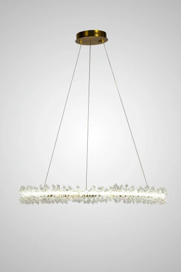 AM455 L800 POLISHED GOLD Подвесной светильник светодиодный AM Group AM455 L800 POLISHED GOLD (220V, на проводе, кольцо)