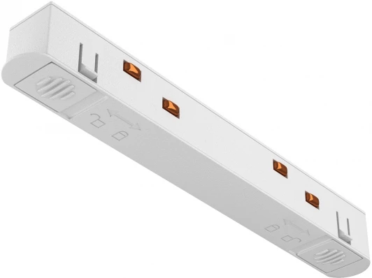 TRA034PC-42W Коннектор питания прямой Exility белый (магнитный) Maytoni Technical TRA034PC-42W (48V)