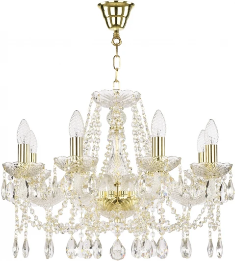 11.07.8.200.Gd.Sp Подвесная люстра Art Classic 11.07 11.07.8.200.Gd.Sp (220V, на цепи, подсвечник, свеча)